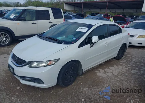 2013 Honda Civic Lx из США, поврежденный, VIN 2HGFB2F52DH554372